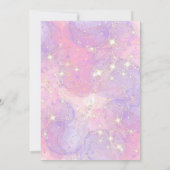 Meisjes Magische Eenhoorn 8e Verjaardagsfeest Kaart (Achterkant)