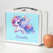 Meisjes Magische Eenhoorn Regenboog Kinder Geperso (In situ)