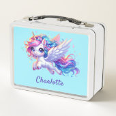 Meisjes Magische Eenhoorn Regenboog Kinder Geperso (Achterkant)