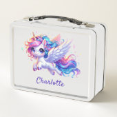 Meisjes Magische Eenhoorn Regenboog Kinder Geperso (Achterkant)