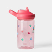 Meisjes Magische Eenhoorn Regenboog Kinder Geperso Waterfles (Rechts)