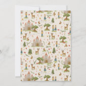 Meisjes Magische Sprookjesprinses Kinderen Verjaar Kaart (Achterkant)