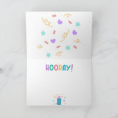 Meisjes maken een wens 4e gevouwen Kaart (Binnen)