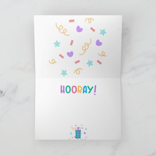 Meisjes maken een wens 4e gevouwen Kaart (Binnen)