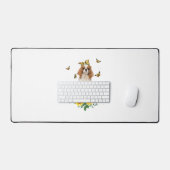 Meisjes Mam Cavalier King Charles Spaniel Dog Bureaumat (Keyboard & Muis)