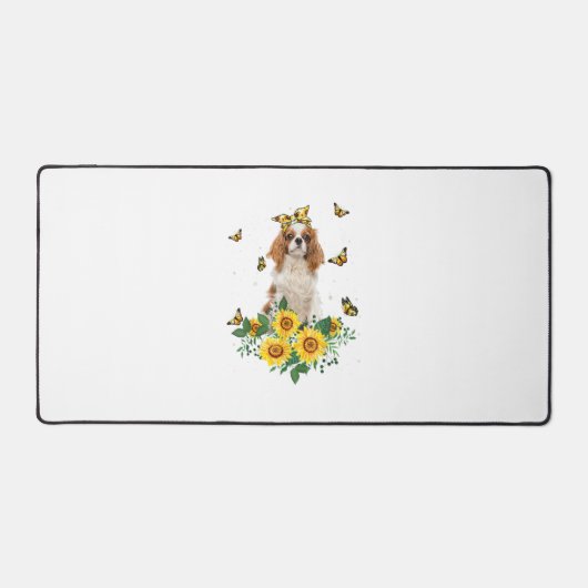 Meisjes Mam Cavalier King Charles Spaniel Dog Bureaumat (Voorkant)