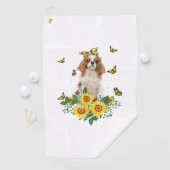 Meisjes Mam Cavalier King Charles Spaniel Dog Golfhanddoek (Insitu)