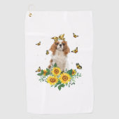 Meisjes Mam Cavalier King Charles Spaniel Dog Golfhanddoek (Voorkant)
