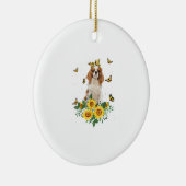 Meisjes Mam Cavalier King Charles Spaniel Dog Keramisch Ornament (Rechts)