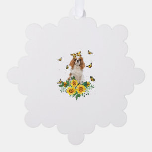 Meisjes Mam Cavalier King Charles Spaniel Dog Ornament Kaart
