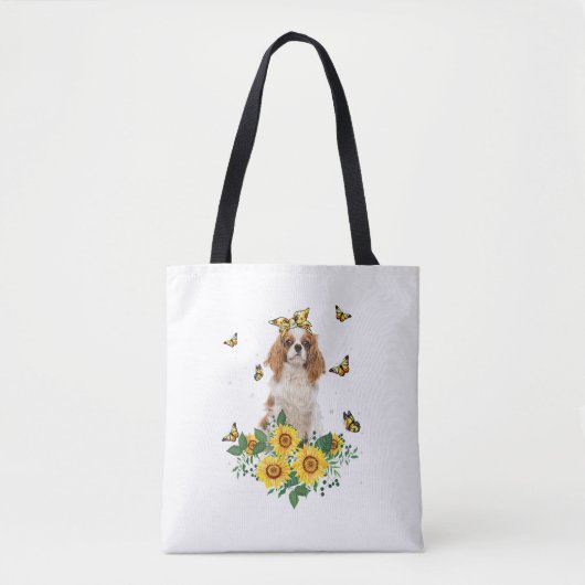 Meisjes Mam Cavalier King Charles Spaniel Dog Tote Bag (Voorkant)