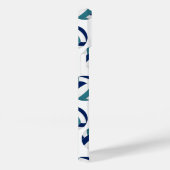 Meisjes marineblauw blauwgroen volleybalpatroon Case-Mate iPhone case (Achterkant / Rechts)