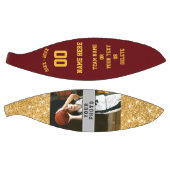 Meisjes Maroon, Goud, Persoonlijke Basketball Ball Basketbal (Panelen)