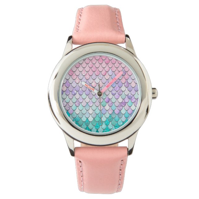 Meisjes Mermaid Watch Horloge (Voorkant)