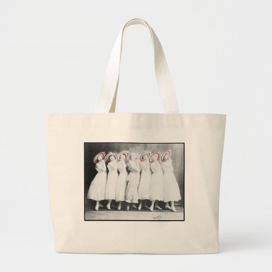 MEISJES MET CHOCOLATEN GROTE TOTE BAG (Voorkant)