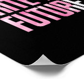 Meisjes met code schrijven toekomstige pc poster (Hoek)