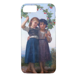 Meisjes met de Cherry Branch, Bouguereau iPhone 8/7 Hoesje
