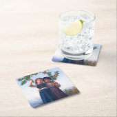 Meisjes met de Cherry Branch, Bouguereau Kartonnen Onderzetters (Insitu)