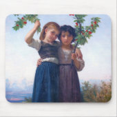 Meisjes met de Cherry Branch, Bouguereau Muismat (Voorkant)