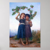 Meisjes met de Cherry Branch, Bouguereau Poster (Voorkant)
