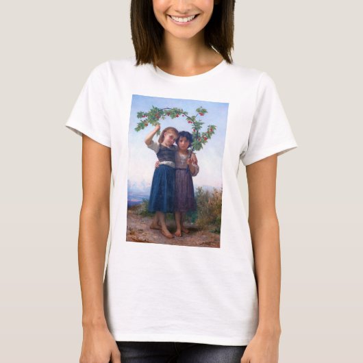 Meisjes met de Cherry Branch, Bouguereau T-shirt (Voorkant)