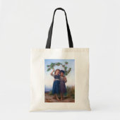Meisjes met de Cherry Branch, Bouguereau Tote Bag (Voorkant)