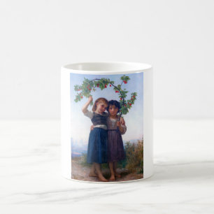 Meisjes met de kersenboom, Bouguereau Koffiemok