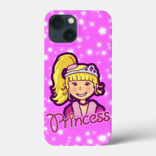 Meisjes met de naam prinses lila roze iPhone 13 mini hoesje