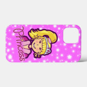 Meisjes met de naam prinses lila roze Case-Mate iPhone case (Achterkant (horizontaal))