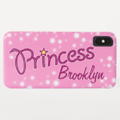Meisjes met de naam prinses sterroze paars Case-Mate iPhone case (Achterkant (horizontaal))