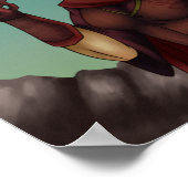 Meisjes met Dinosaurussen Poster (Hoek)