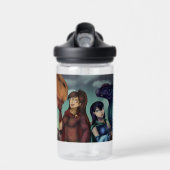 Meisjes met Dinosaurussen Waterfles (Voorkant)