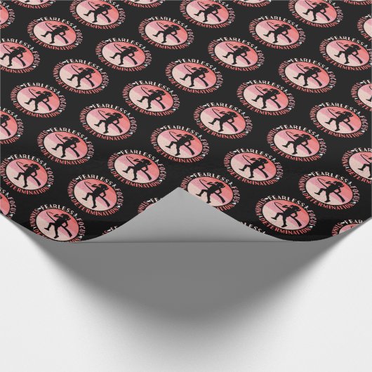 Meisjes met een indset - een onberispelijke spits cadeaupapier (Hoek)