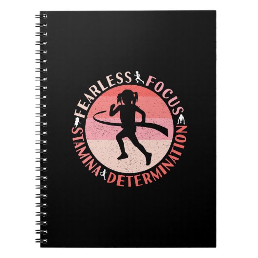 Meisjes met een indset - een onberispelijke spits notitieboek (Voorkant)