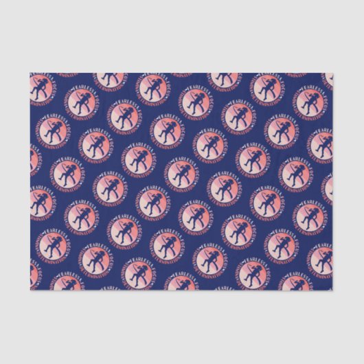 Meisjes met een indset - een onberispelijke spits tissuepapier (Voorkant)