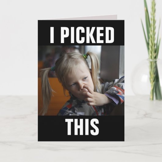 MEISJES MET EEN NIEUWE FUNNY BIG BIRTHDAAGKAARTEN KAART (Voorkant)