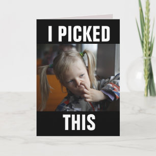 MEISJES MET EEN NIEUWE FUNNY BIG BIRTHDAAGKAARTEN KAART