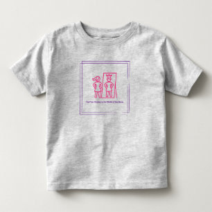 Meisjes met een psychische beperking ondersteunen kinder shirts