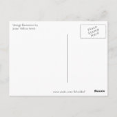 Meisjes met garen briefkaart (Achterkant)