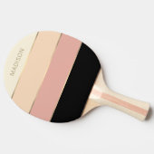 Meisjes met gouden monogram tafeltennisbatje (Zijkant)