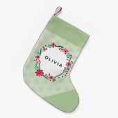 Meisjes met kerstklep en Kinder naam Kleine Kerstsok (Voorkant (Hangend))