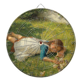 Meisjes met kippen (Hen en Chicken) Dartbord