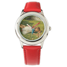 Meisjes met kippen (Hen en Chicken) Horloge