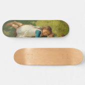 Meisjes met kippen (Hen en Chicken) Persoonlijk Skateboard (Horizontaal)