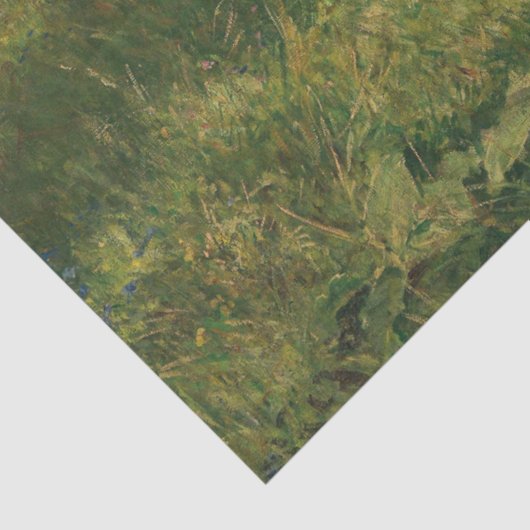 Meisjes met kippen (Hen en Chicken) Tissuepapier (Detail)