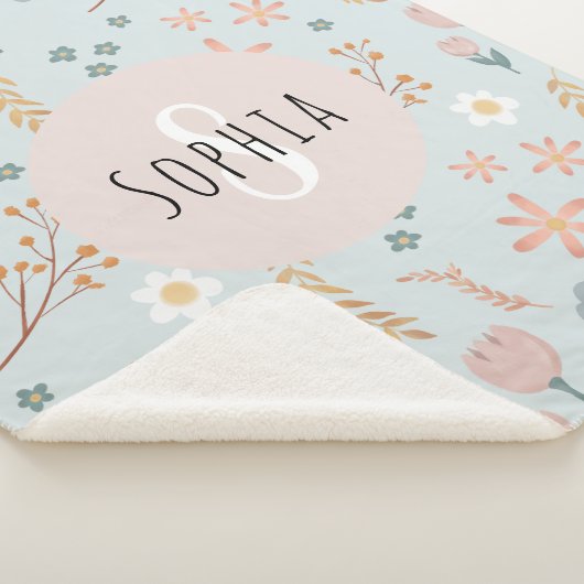 Meisjes met klaverpasta's, botanische Kinderen afd Sherpa Deken (3/4)