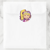 Meisjes met kleine prinses sticker (Tas)