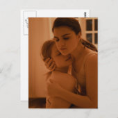 Meisjes met liefdesfoto briefkaart (Voorkant / Achterkant)