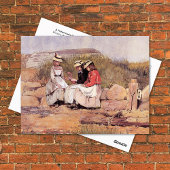 Meisjes met Lobster Winslow Homer Briefkaart