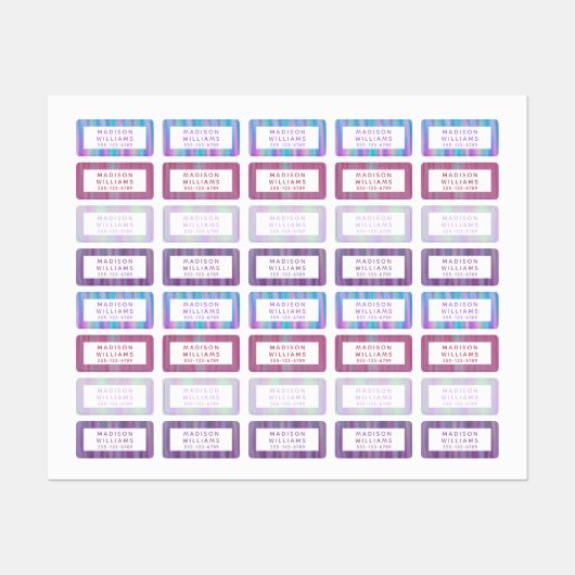 Meisjes met moderne persoonlijke naam kleding labels (Vel)